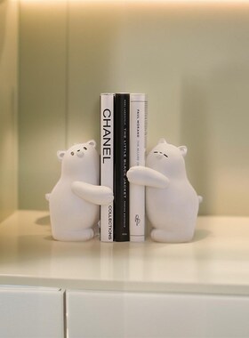 可爱创意抱抱熊书档摆件客厅书房玄关电视柜装饰X儿童生日礼物