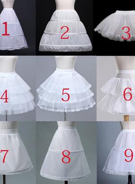 Flower Girls Petticoat Underskirt Cosplay Party Short Dress