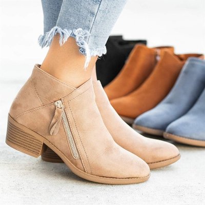 202ldies winter fshion shoes for women short boots utumn新款