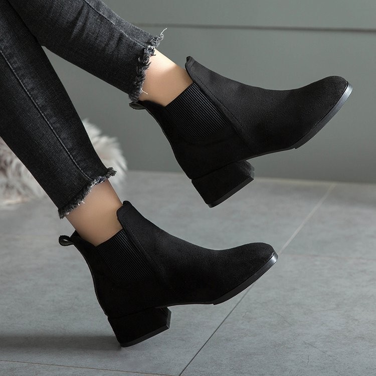 Ankle shoes fashion winter woman big plus size Boots women