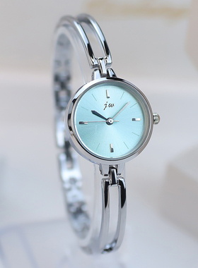 Fashion 25mm Siler racelet Watch for Women Luxury Alloy Stra