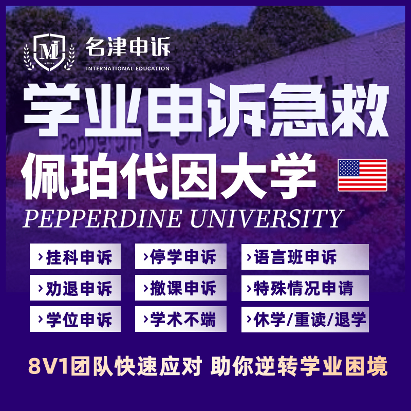 留学生申诉美国佩珀代因大学挂科argue学术不端MC/SC/EC听证会