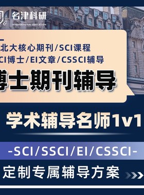 CN北大核心期刊SCI课程SSCI博士EI文章CSSCI辅导