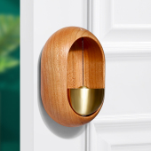 商店M铺门口进门提醒入户门铃 纯铜铃铛 多巴胺吸门式 风铃挂饰日式