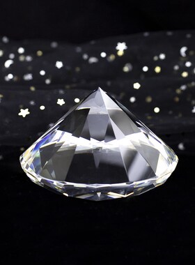 水晶奖杯大钻石奖牌摆件创意定制定做公司年会Q周年纪念品奖座刻