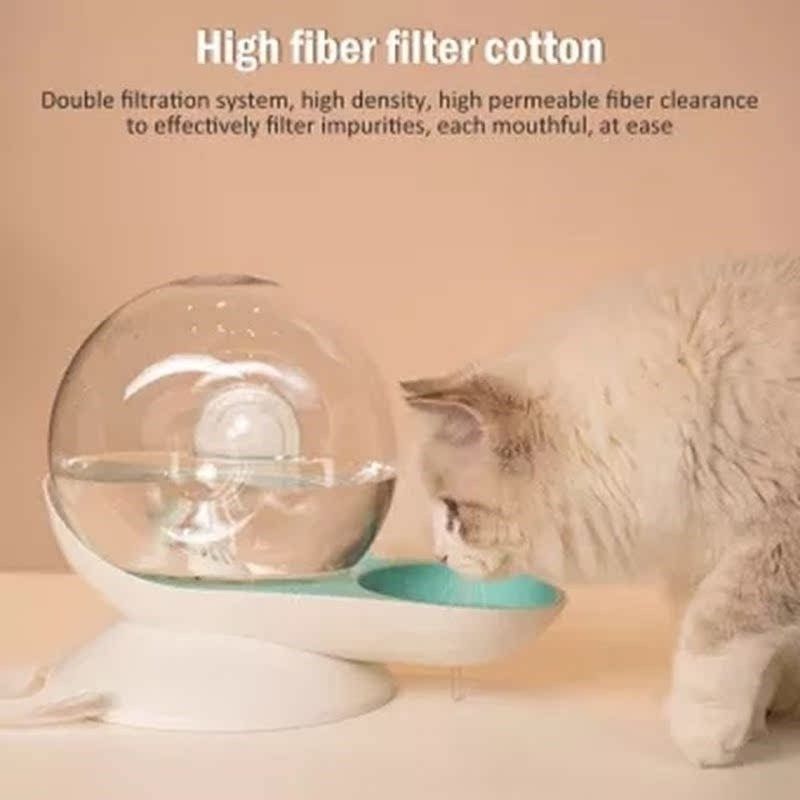 Snails Pet Automatic  Bubblez Cat Water Bowl Fountain For Pe