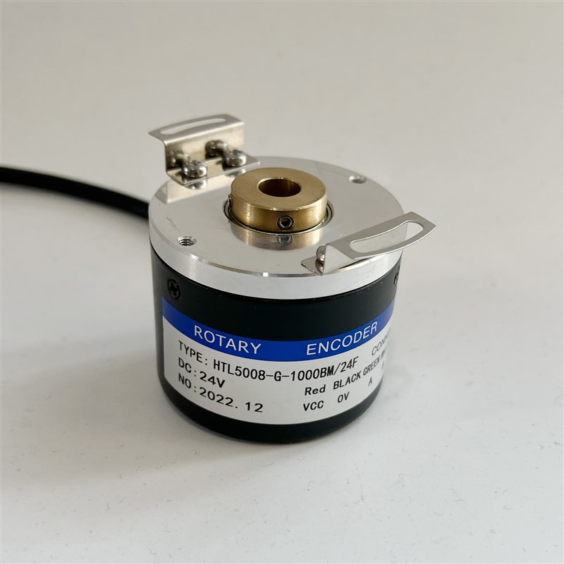 HTL5008f-G-1000BM/24F滚轮计米光电编码器 贯通轴600 2000 1024