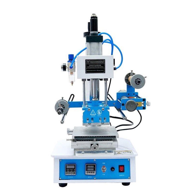 小型气动烫金机茶叶泡袋烫印礼盒烫金烙印压痕塑料纸W张鞋垫热压