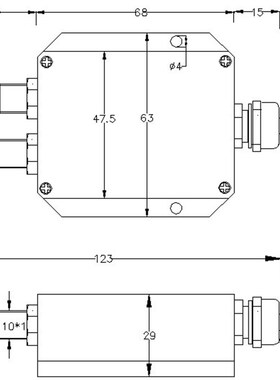 0-5V/ 4-20mA Windo pressure transducer 8mm pagoda Air pressu