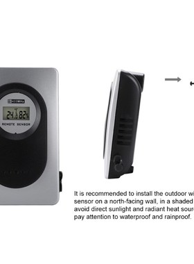 Wireless Weather Statrion Alarm Clock Indoor Outdoor Thermom