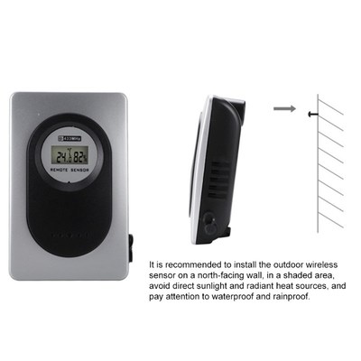 Wireless Weather Statrion Alarm Clock Indoor Outdoor Thermom