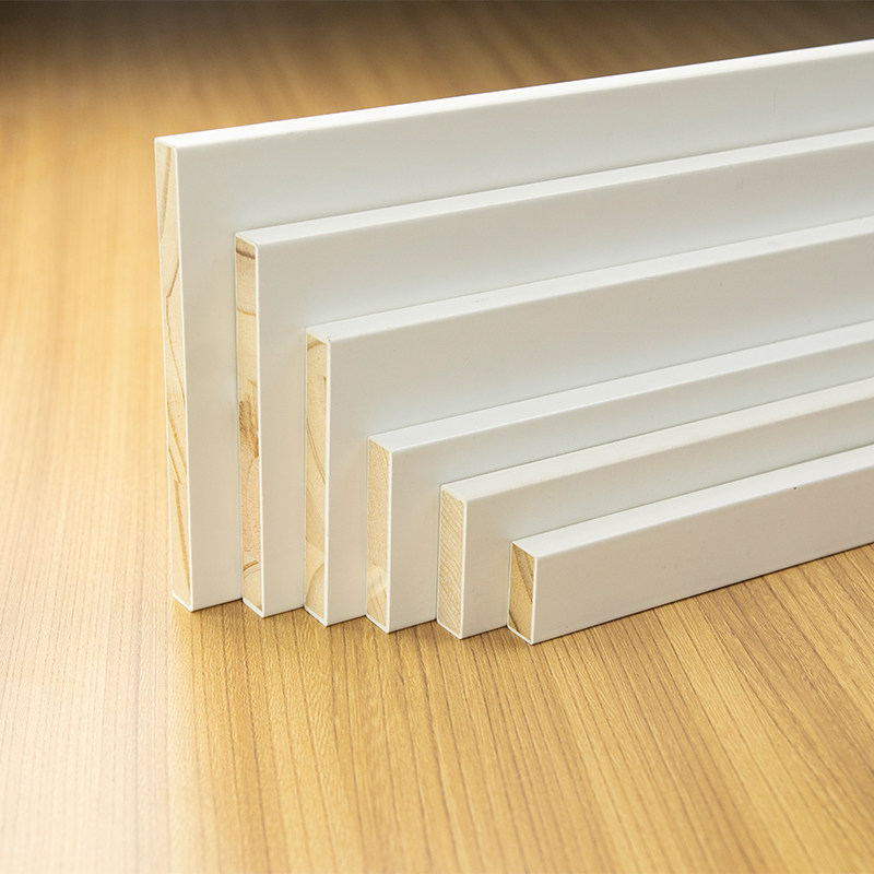 实木线条平板背景墙装饰条门套包边窗套木K条门套线白色木线条木