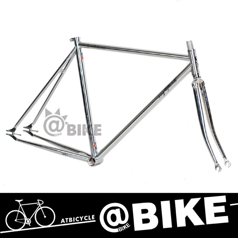 @BIKE FIXED GEAR SF sxong&friends 进化 单速死飞车架组 银色