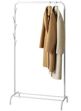 懒角落衣架家用挂衣室内晾衣落地衣帽架卧室衣服收纳置物架Z63417