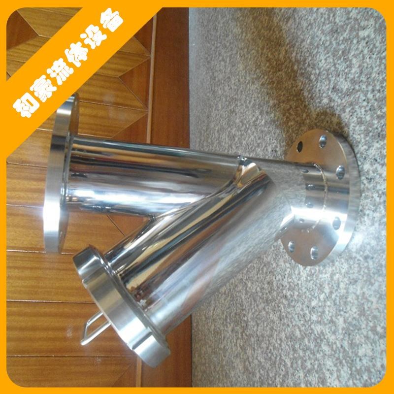 直供法兰过滤器 卫生级不锈钢Y型过滤器 污水Z管道过滤器