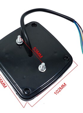 2Pcs 12V Trailer Truck Caravan 26 LED Taillight TaiWl Rear L