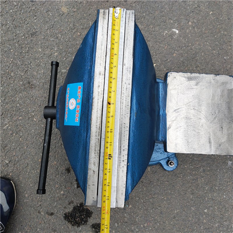 400mam台虎钳 16寸钢台钳 轻型桌老虎钳 重型台虎钳