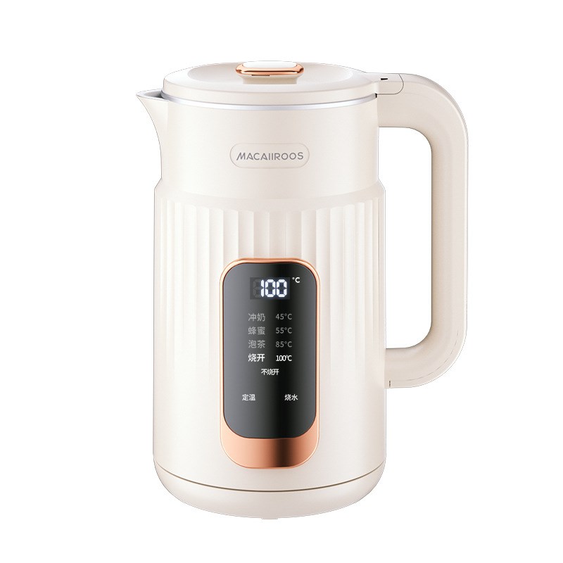 迈卡罗MC-SH18D电热水壶家用C大功率烧水壶304不锈钢内胆开水壶