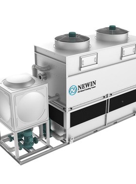 厂家供应冷 NEWI业N 一体塔式逆流闭式冷却塔逆S流式NW降温凉水工