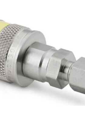 Swagelok世伟洛克(SS-QC4-B-400K4J)快速接头管体1/4in卡套黄色