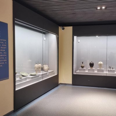 定制博物馆展示i柜古董文物瓷器珠宝文玩陈列柜金属靠墙玻璃柜