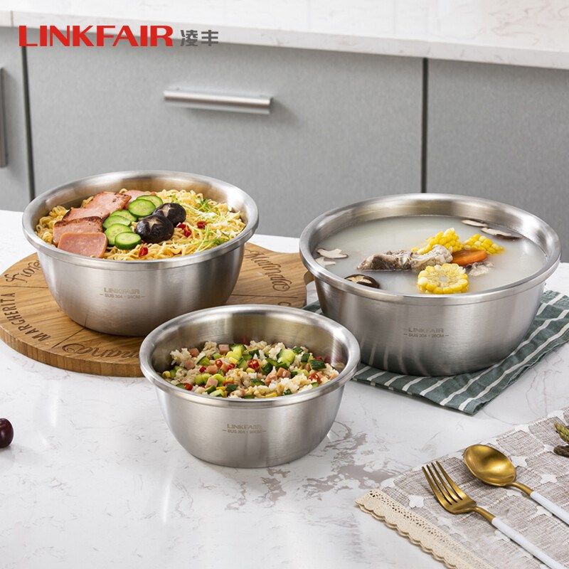 ()304不锈钢汤盆加厚加深汤碗洗D菜盆和面盆沙拉盆调料盆28cm,餐饮具,盆,淘宝优惠券,粉丝福利购,淘宝优惠卷