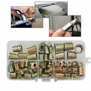 Socket Screw Nuts Pcs Assor InserRt Hex Threaded 100 Inserts