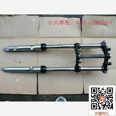 适用铃木摩托车小太子GN125 GN125H HJ125-8 前减震.器连方向柱