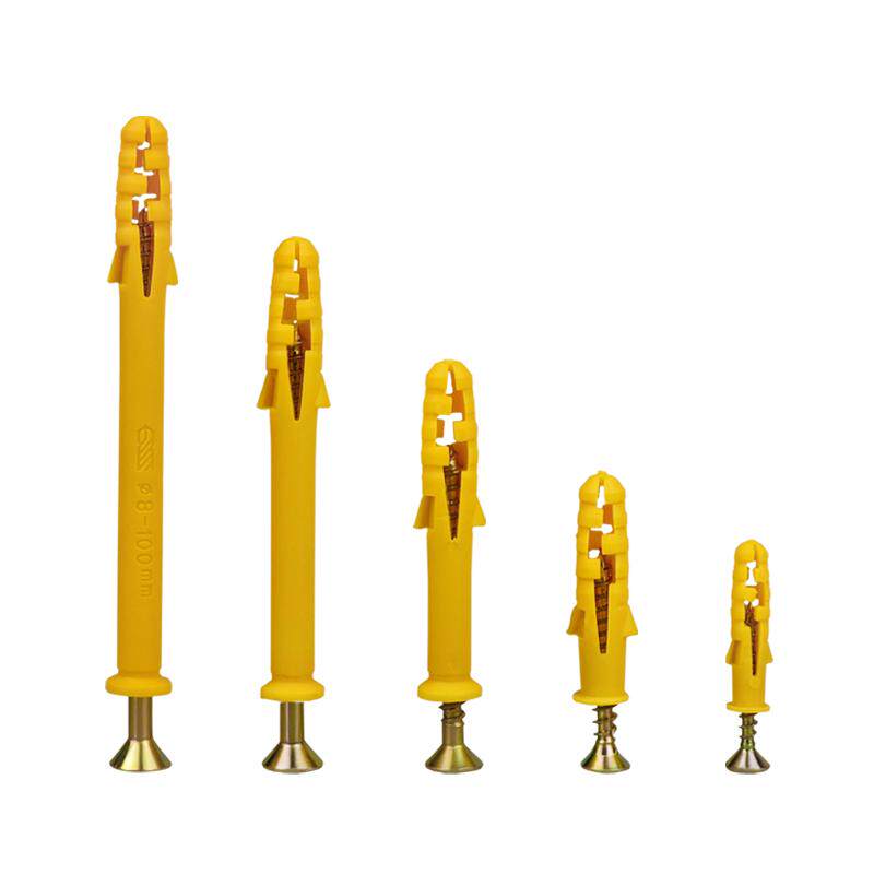 j8胶塞8自攻螺丝6涨塞国标膨胀螺E丝塑料膨胀管mm整箱小黄鱼g3