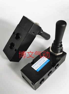 非标手动换向阀2W511-10-MH手坂阀 手推换向板式气动阀