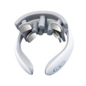 颈椎按摩器电动便携智能脉冲护颈脖子肩颈理疗热敷神器.劲椎按摩