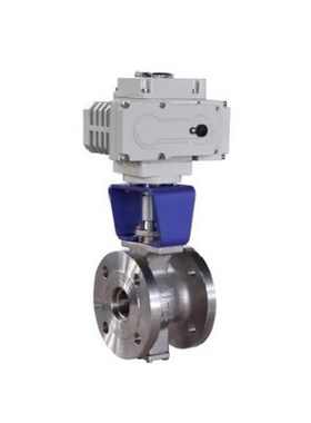 SYDRV61-DN100电动V型调节球阀wSYDRV61-DN125球阀SYDRV61-DN150