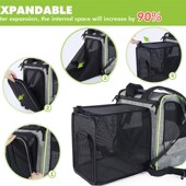 猫包外出便携猫咪拓展包夏天透气大C容量可折叠猫咪狗狗书包宠物