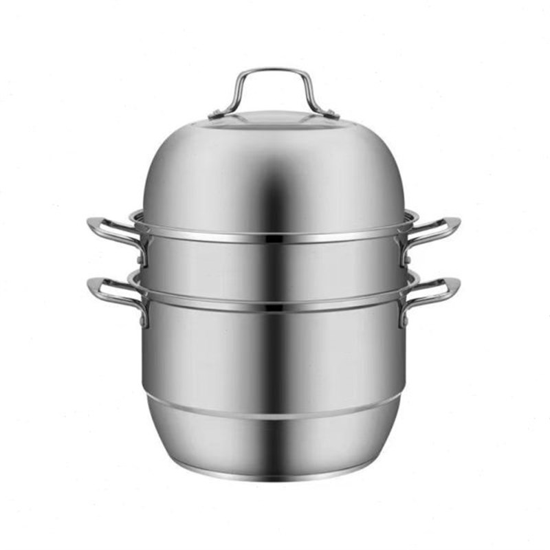 【抖音爆款】h加厚不锈钢蒸锅双层三层汤蒸煮锅大容量多功能汤锅