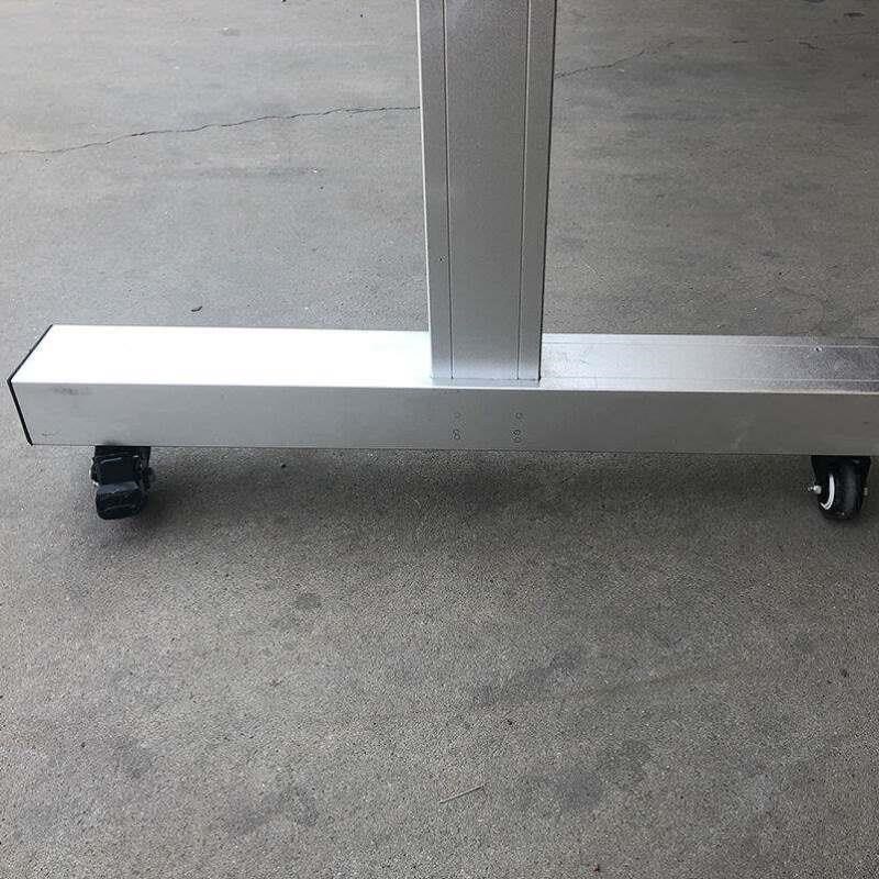 铝合金可移动宣传栏订制t四边开启移动展板室内外公告栏活动栏移