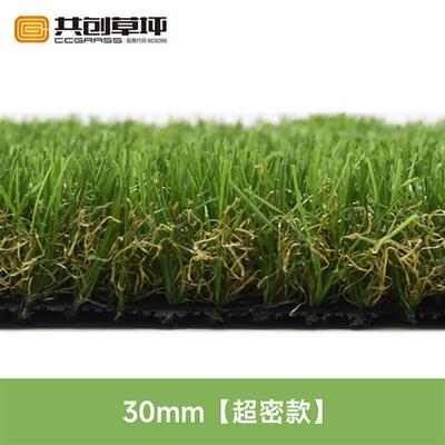 共创厂家防晒遮阳人工运动场地室外庭院草皮塑料人造草坪垫加密