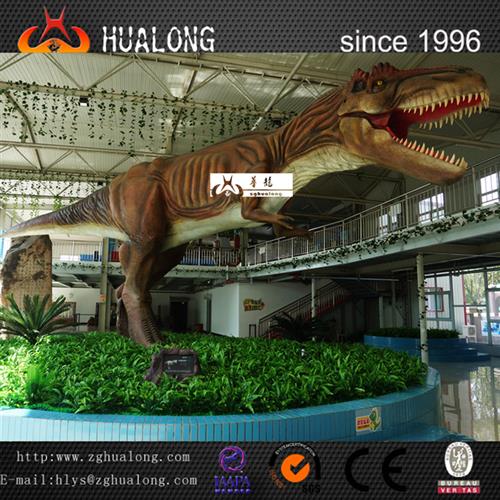 园林设计景区流量入口仿真恐龙模型电动机械仿真鲨齿龙