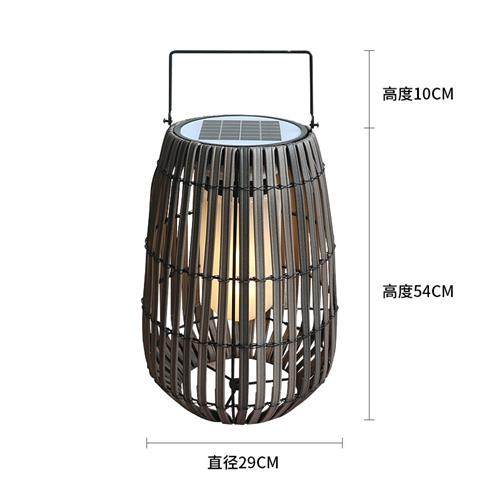 太阳能草坪灯户外防水庭院灯藤编别墅阳台露台花园灯草地景观灯,家装灯饰光源,草坪灯,淘宝优惠券,粉丝福利购,淘宝优惠卷