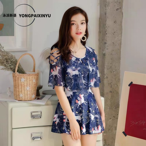 泳衣女款保守高级感分体游泳衣