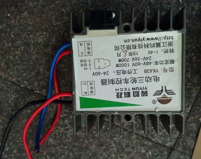 YK43B电动三轮车控制器送转把调速器24V-60V通用串励电机专用