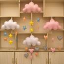 饰儿童婴儿房空中吊饰 云朵幼儿园环创挂饰房间天花板小挂件走廊装