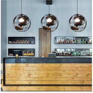 餐厅吊灯创意个性餐厅灯北欧饭厅三头现代铁艺书房酒吧台吊灯具