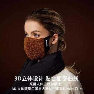 保暖口罩透气女高颜值户外骑行防风防寒护脸护眼角面罩加厚 秋冬季
