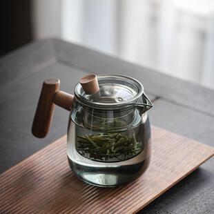 玻璃茶壶家用耐高温泡茶壶茶水分离电陶炉煮茶壶单壶功夫茶具温茶