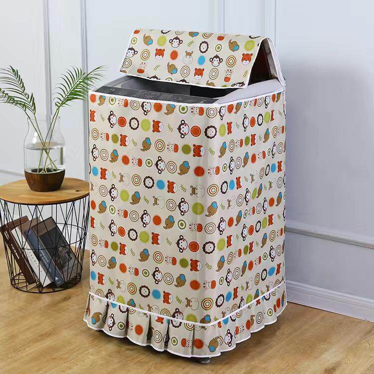 洗衣机外罩套罩上开翻盖防水四面全包防晒多用盖布专用冰箱防尘滚