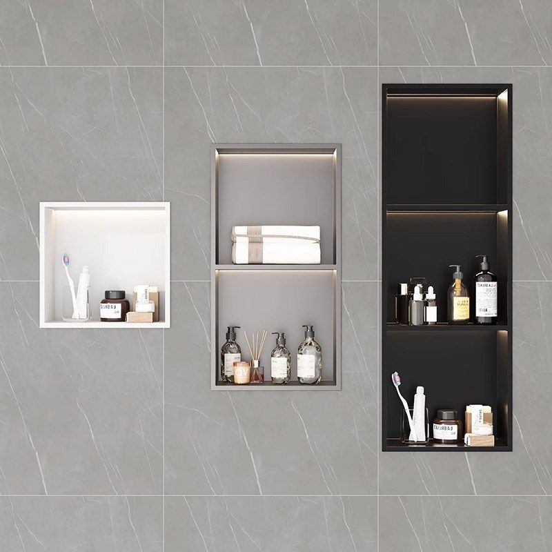 新304不锈钢壁龛嵌入式多层隔板定制满焊成品卫生U间浴室壁龛置物,家装主材,壁龛,淘宝优惠券,粉丝福利购,淘宝优惠卷