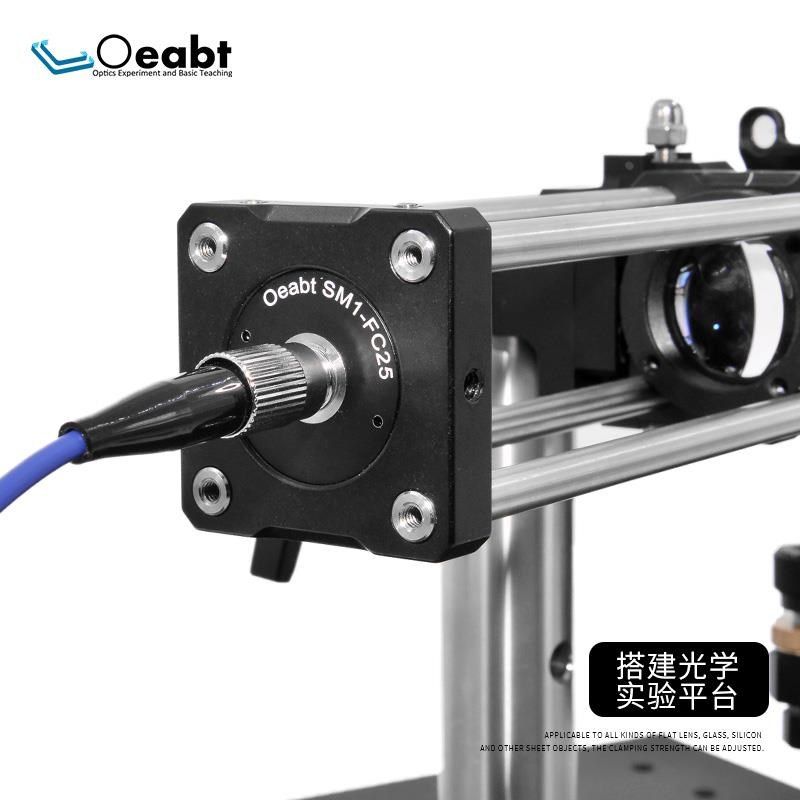 SM1-bFC25光纤接头转接件FC/PC接口法兰盘带SM1光纤耦合器笼式系