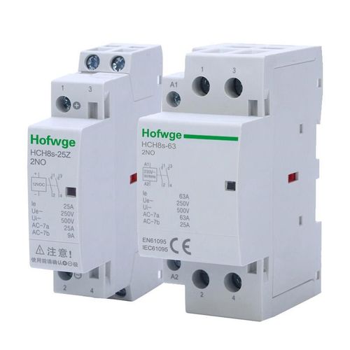 万界HCH8s-25Zk直流控制交流接触器12VDC24V常开2P25A40A63A充电