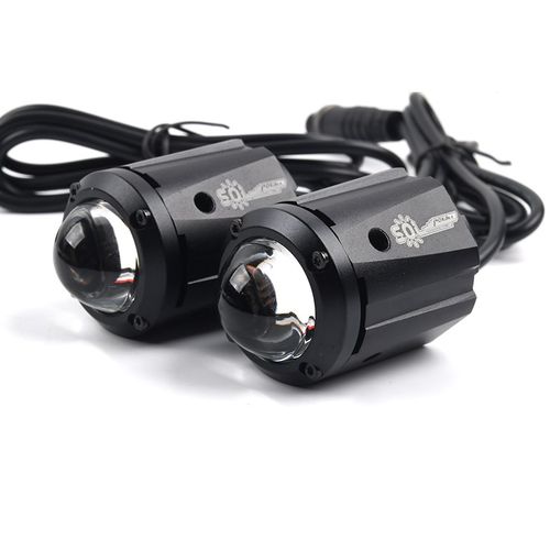 适用三阳TL500k DRG150隐藏射灯改装哈士奇 巡弋150无损高亮度射