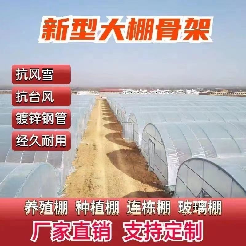 养殖大棚全e套养猪骨架家用温室种植牛棚养鸡棚羊棚猪棚养牛
